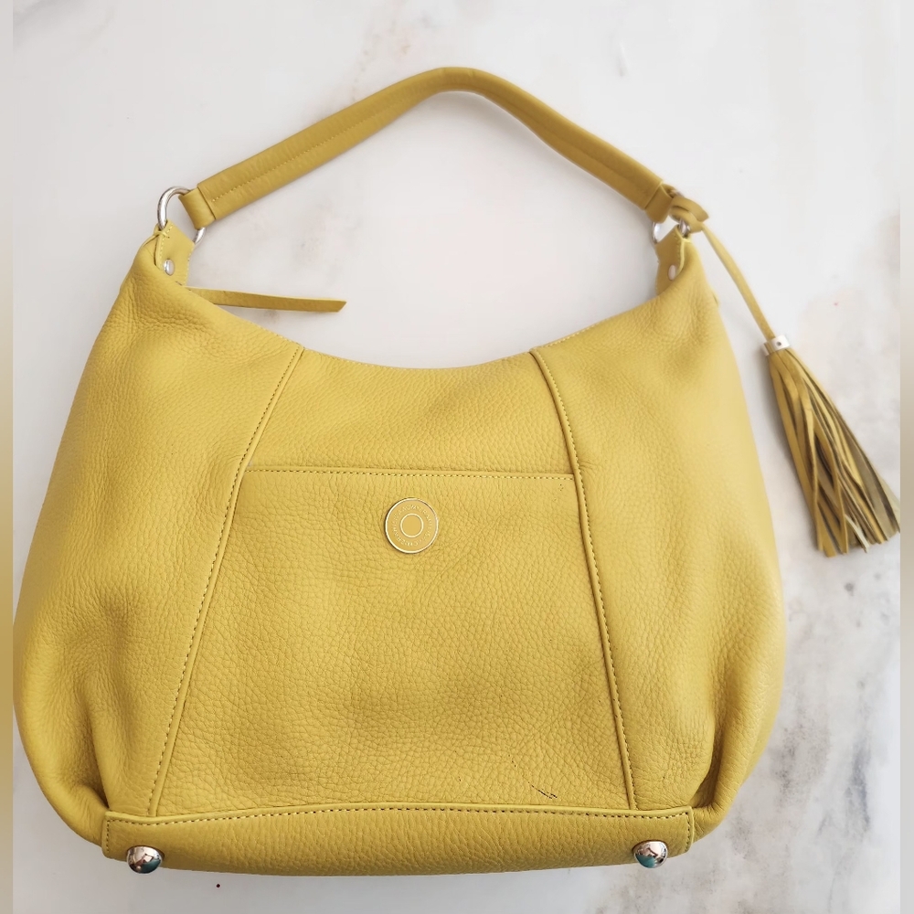Isaac Mizrahi Yellow Handbag. Perfect Summer Color! - Picture 1 of 15